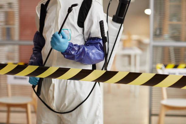 Professional Biohazard Cleanup technician working in Canova, SD